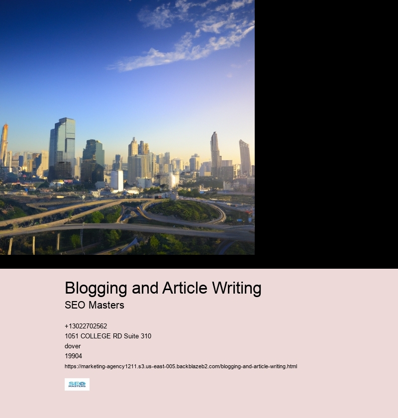 Blogging and Article Writing